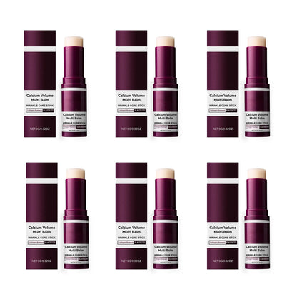 Calcium Volume Multi Balm Stick Reduce Wrinkle Fine Line Anti Aging Tighten Firming Moisturizing Brightening Softening Skin Care