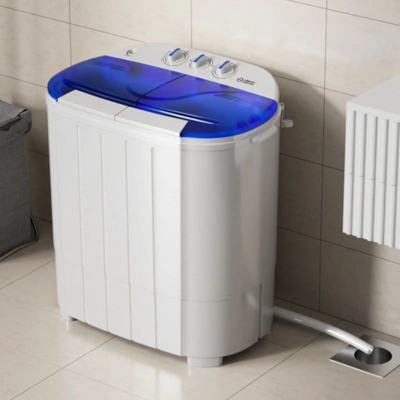 Semi Automatic Double Bucket Washing Machine Time-saving Labor-saving Large Capacity Deeply Remove Stains Washer Home Appliances