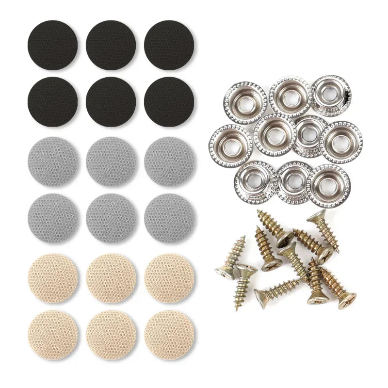 Car Interior Roof Fixing Buckles Screw Set Headliner Cloth Fabric Rivets Retainer Buckle Fastener Auto Accessories