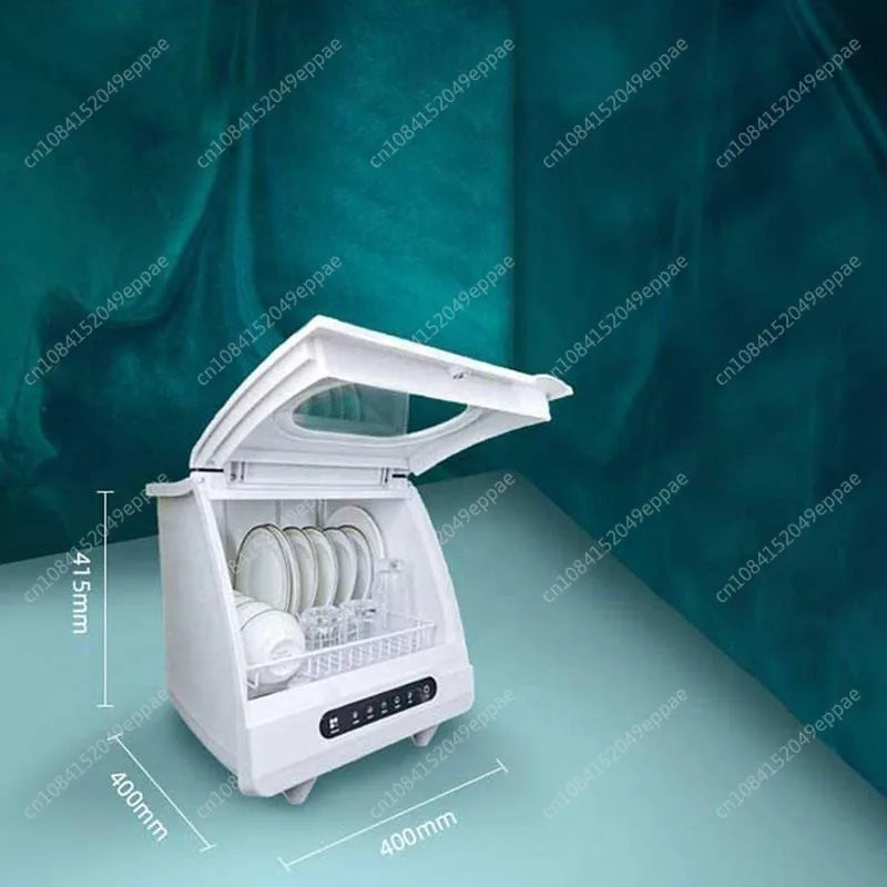 220V Installation-Free Household Automatic High Temperature Drying Bowl Poison Mini Dishwasher  Desktop