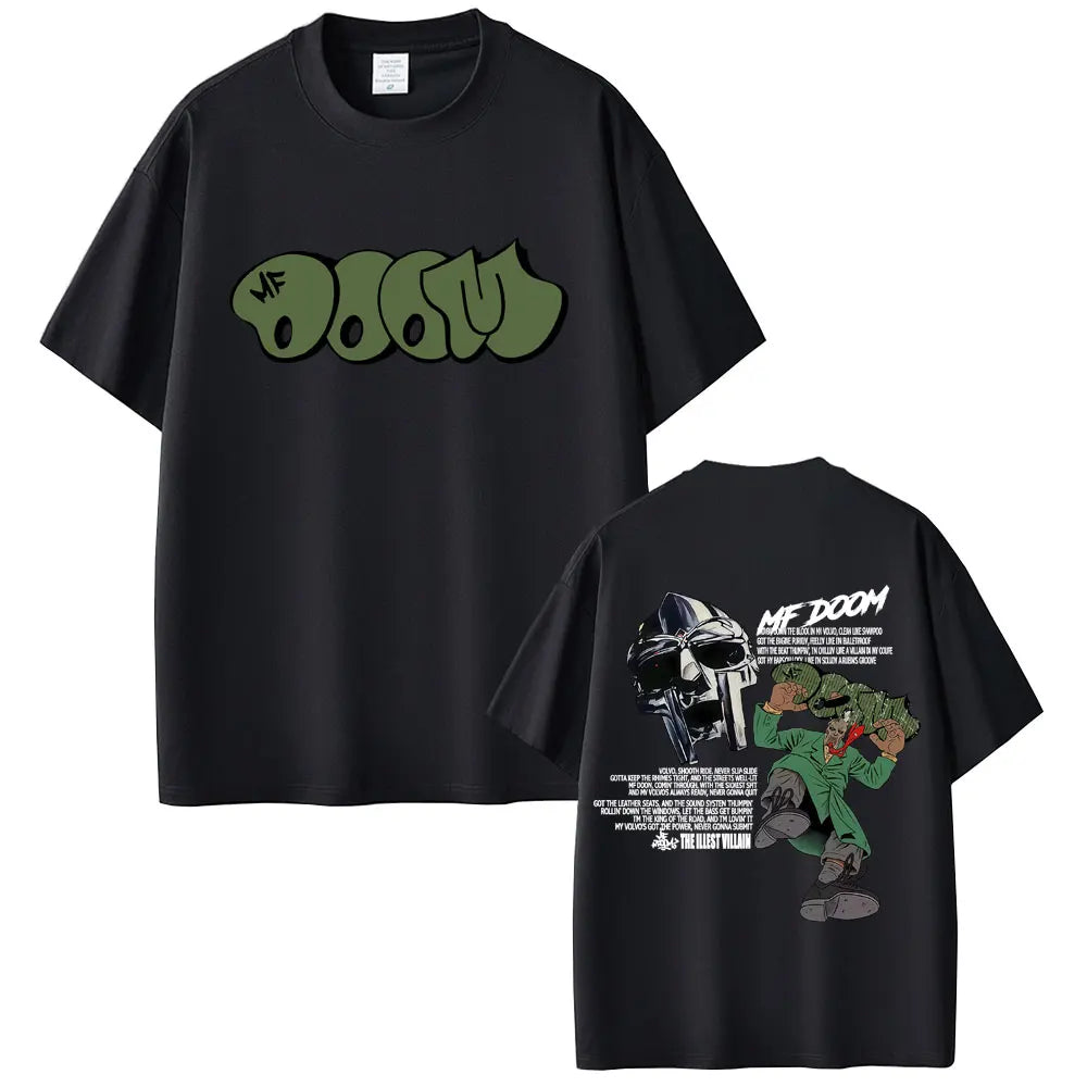 Rapper Album Graphic T-shirt Men Hip Hop Fashion Vintage Summer Male Casual Cotton Oversized Durable Stitching Loose Fit Casual