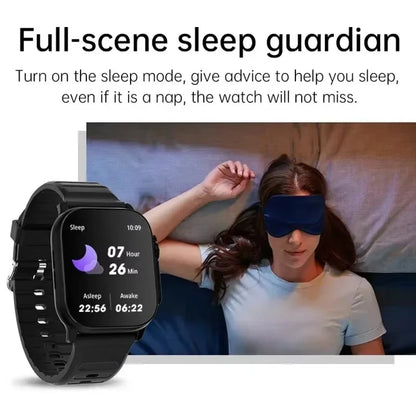 2025 New Smartwatch S100 Ultra 7 Watch Straps 2.2HD Amoled Circular Screen Monitoring Reloj inteligente with Protective Case