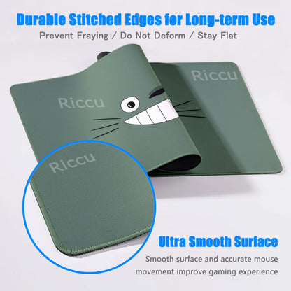 HD Xxl Office Computer PC Accessories 400X900mm Table Mat Gaming Kawaii Cat Mouse pad chinchilla Gamer Large Dragon Desk mat