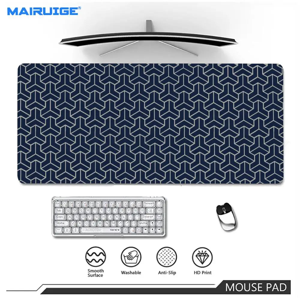 Line texture design Mouse Pad Large XXL Gaming carpet Rubber Lock keyboard Desk Mat Computer playmat Gamers work tablet office