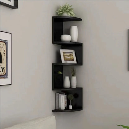 Corner Shelf - 5/2-Tier Corner Floating ShelvesWall Easy Assemble Wall Corner Shelves Bedrooms Living Room Decorations Bookcase