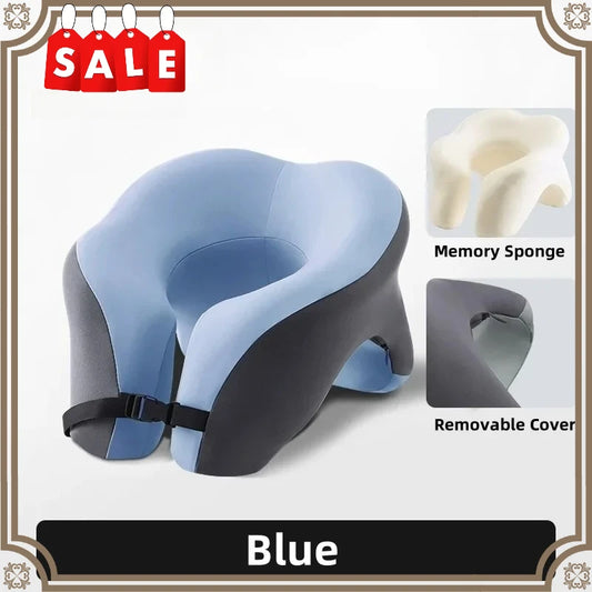 Popular Portable U-Shaped Travel Pillow, Memory Foam Sleep Pillow, Office Nap Pillow Airplane Neck Pillow Ergonomic Head Support