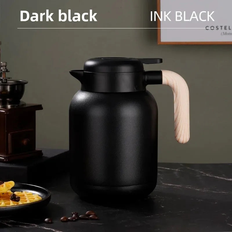 Home 316 Stainless Steel Tea Brewing Insulated Pot Hot Water Bottle Coffee Pot 2L Custom Engraving Gift Quality Home Goods