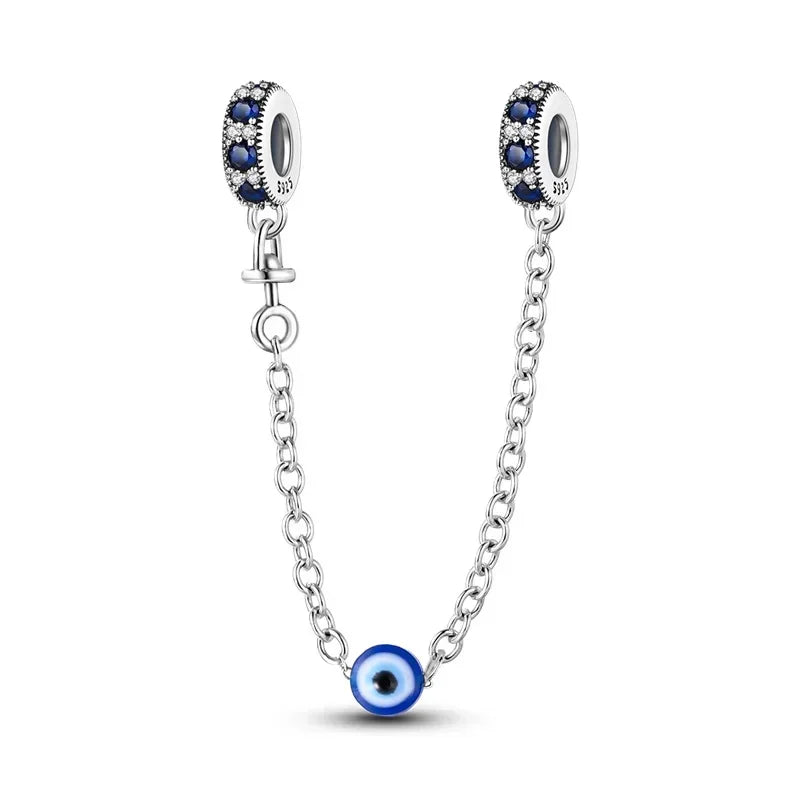 Hot Sale 925 Silver Color Evil Eye Charm Demon Eye Bead For Original  Bracelet&Bangle DIY Making Fashion Jewelry Gift