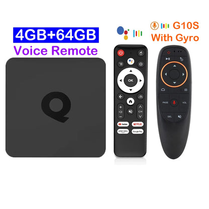 Very Fast Smart TV Box Q1 H313 8K Android 14 TV Box Support Dual Wifi 5G BT6.0 Google Assistant 8GB 128GB Streaming Media Player