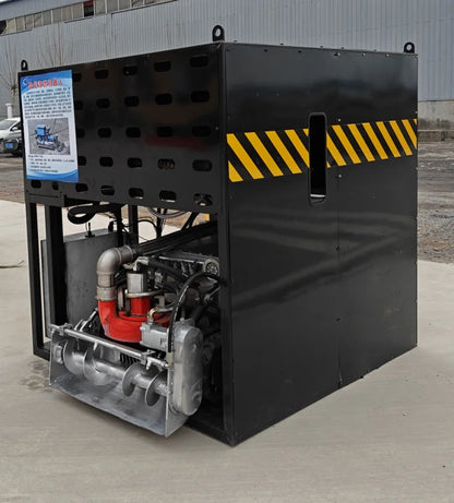 Fully Automated Customized Dredging Robot Eco-friendly Closed-loop Operation for River Septic Tank Dredging
