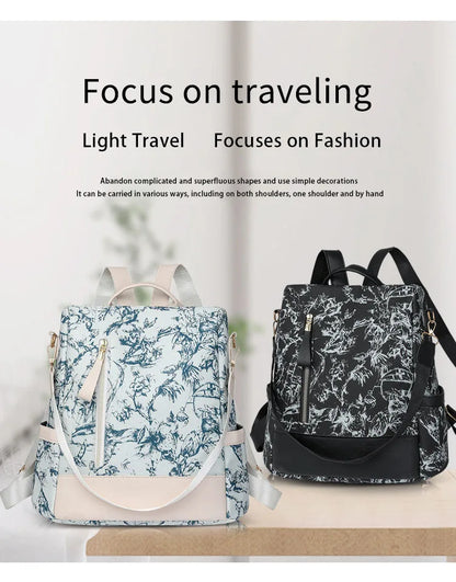 Fashionable Women's Bags, Trendy Backpacks, Large-Capacity Simple Handbags, Retro-Style Casual Bags, High-End Shoulder Crossbody Bags, Student Bags, Multi-Purpose Storage Bags