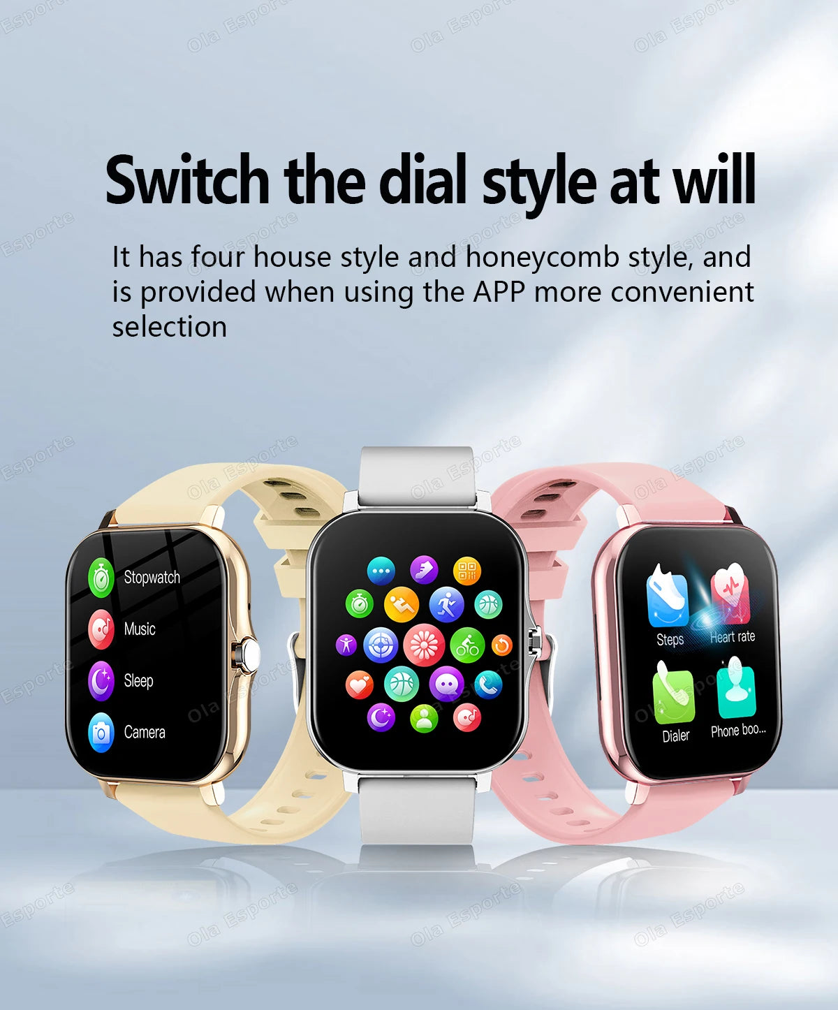 2025 Smart Watch 2.01 Inch HD Display Bluetooth Call Message Preview Sport Modes DIY Dial Weather Forecast Watches For Men Women