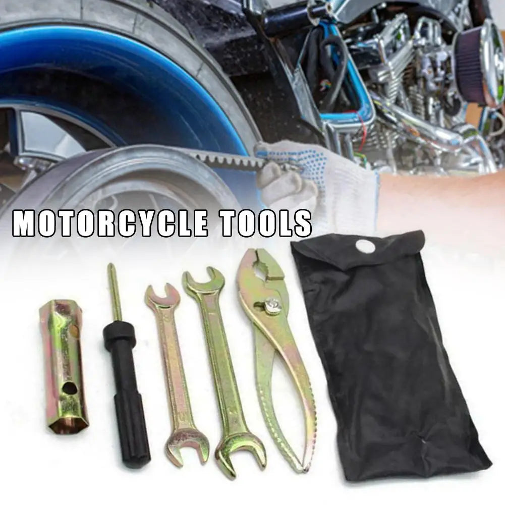 Universal Motorcycle Repair Tool Kit Accessories Auto Bike Tubeless Tire Tyre Puncture Plug Tools With Rubber Strip
