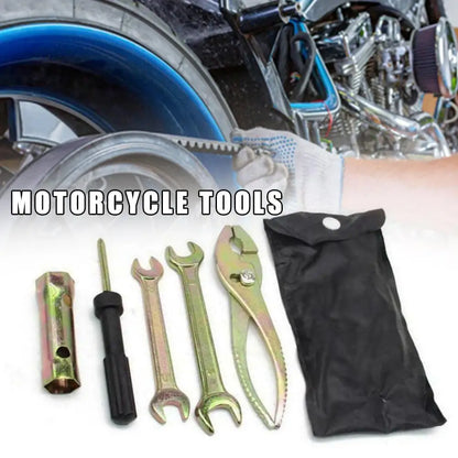 Universal Motorcycle Repair Tool Kit Accessories Auto Bike Tubeless Tire Tyre Puncture Plug Tools With Rubber Strip