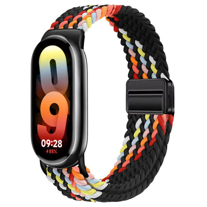 Braided Loop Strap For Xiaomi Band 9 8 Magnetic Buckle Mi band 9 Nylon Bracelet Comfortable Wristband For Mi Band 10 Accessories