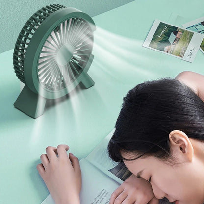 1 Piece Home Outdoor Desktop Cooler Electric Mini Fan Portable Cooling For Laptops Silent USB Fan Camping Air Mini Appliances