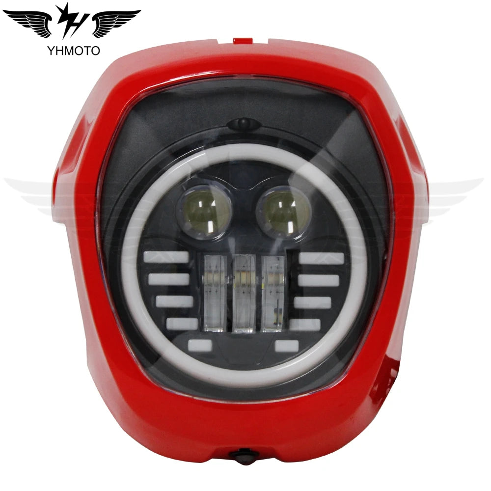 Motorcycle DC 12V Headlight Assembly For Honda NAVI 2022-2023 Head Lamp Accessories  Black Fairing Front Light HeadLamp