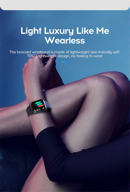 Smart Watch Sport Fitness Bracelet Control Music Message Display Pedometer Bluetooth Connect Smartwatch 116 Alarm Clock Weather