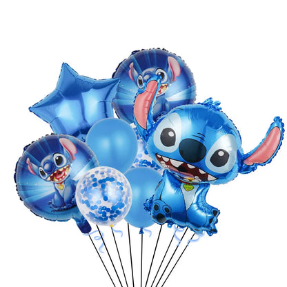 Stitch Party Supplies For Child Lilo And Stitch Birthday Party Decorations Balloons Banner Tablecloth Backdrop Tableware