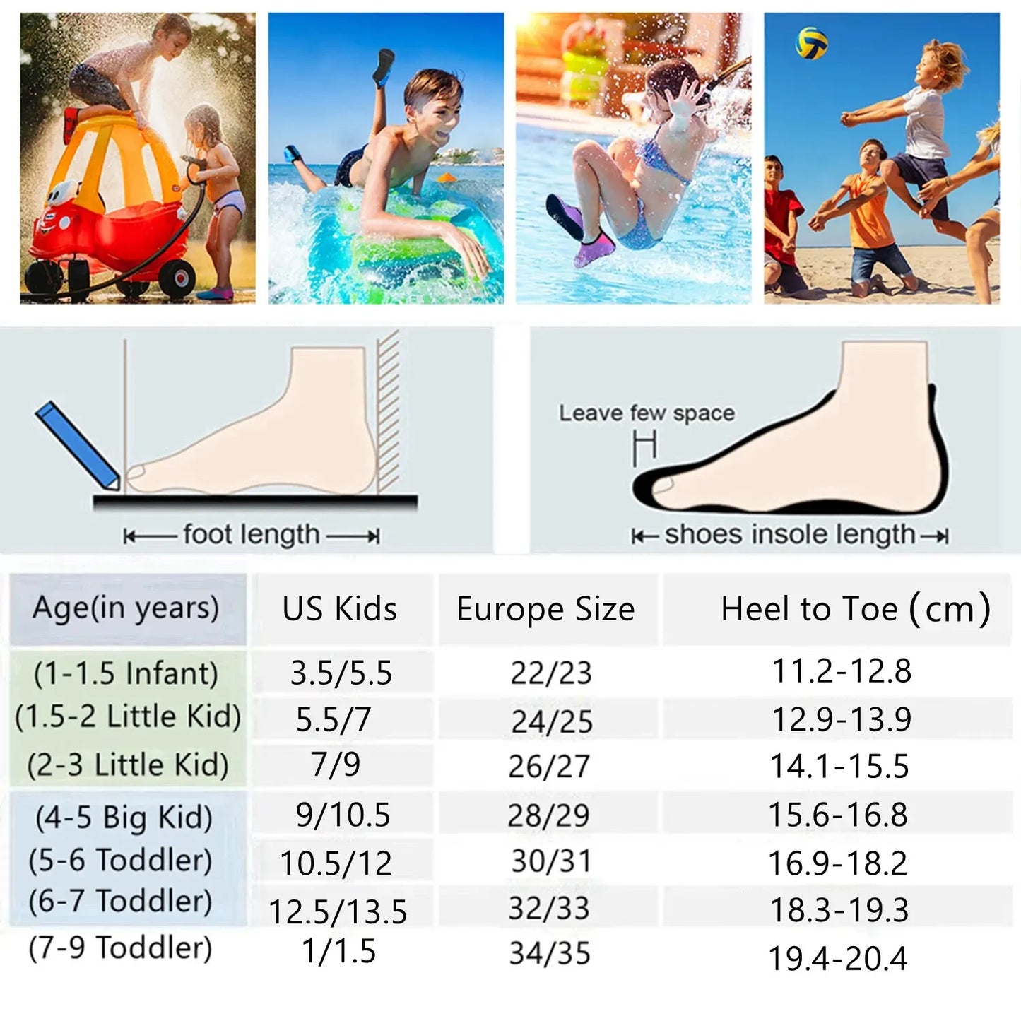 Children Outdoor Water Shoes Barefoot Quick-Dry Aqua Yoga Socks Boys Girls Animal Soft Diving Wading Shoes Beach Swimming Shoes
