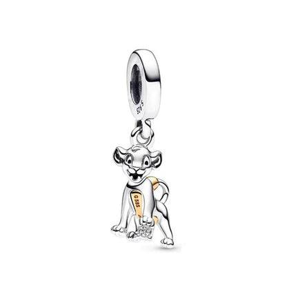 Hot Sell 925 Silver DIY Beads Jewelry Charms Bracelet Mickey Minnie Princess Christmas Stitch Robots Marvel Cute Miniso Disney