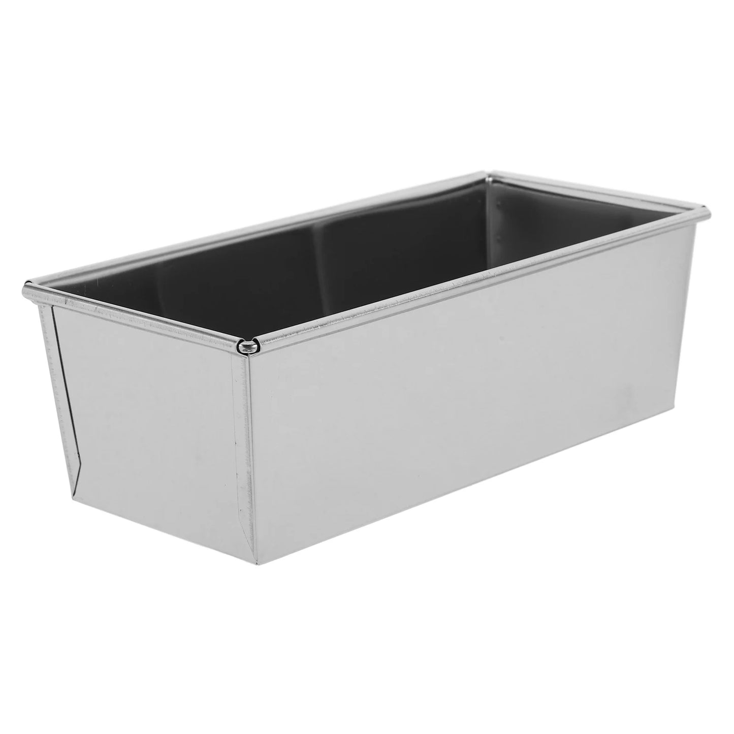 1pcs Square Toast Mold Stainless Steel Bread Baking Pan Non-Stick Loaf Tin Oven Bakeware For Home Kitchen Silver