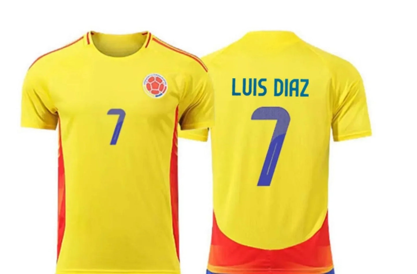Colombia Men's Streetwear Football Quality 3d Printed Quick Drying Breathable Couple Tees For Men_women Short Sleeve T-Shirt