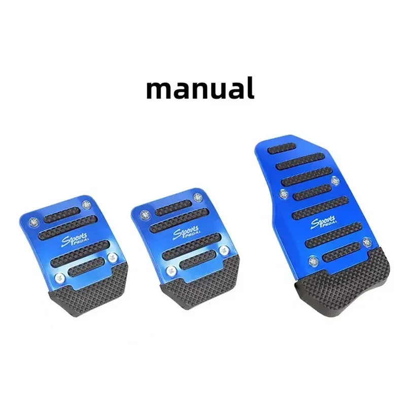 Automotive pedal aluminum alloy universal type modified brake accelerator clutch aluminum alloy pedal anti-skid pad Accessories