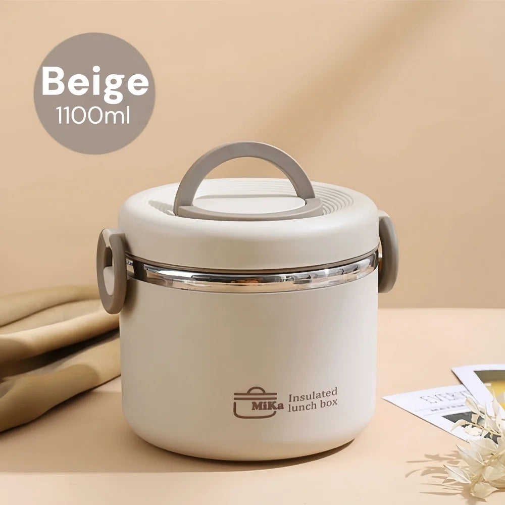 1100ml Bento Lunch Box Food Containers Thermal Jar Insulated Soup Cup Thermos Stainless Steel Keep Hot Lunch Boxes Thermo