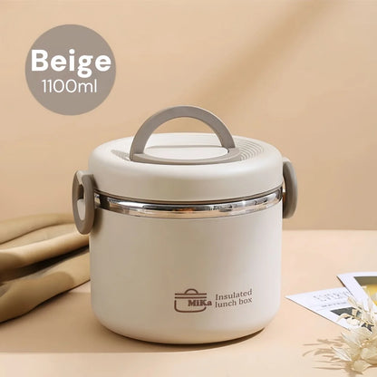 1100ml Bento Lunch Box Food Containers Thermal Jar Insulated Soup Cup Thermos Stainless Steel Keep Hot Lunch Boxes Thermo