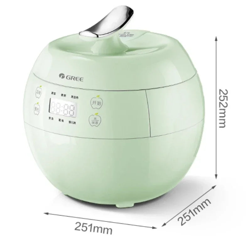 Kitchen Automatic Mini Home Apple Small 220V Electric Rice Cooker 2L Student Dormitory 1-2 People Rice Cookers Home Appliance