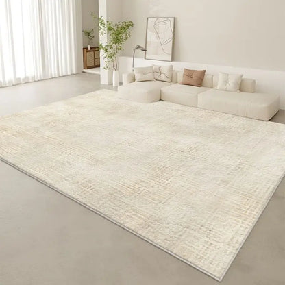 Stylish Simple Living Room Carpet Easy Maintenance Anti-Dirt Thick Velvet Texture Durable Floor Mat for Home