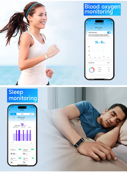 2025 New Smart Watch For Andrio IOS Fitness Sport Smart Bracelet Heart Rate Blood Oxygen Health Monitor Men Smartwatch Women