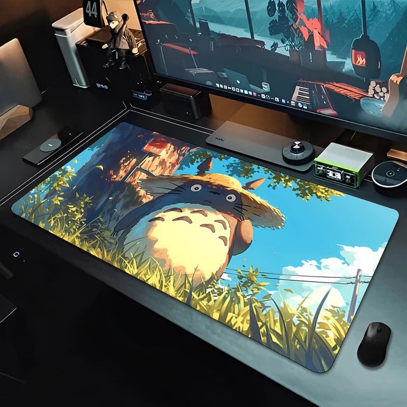 Mouse Pad Office Carpet Mouse Mats Gamer Rug Desk Non-Slip Accessories Computer Table Pads HD PC carpet T-Totoro Mousepad lovely