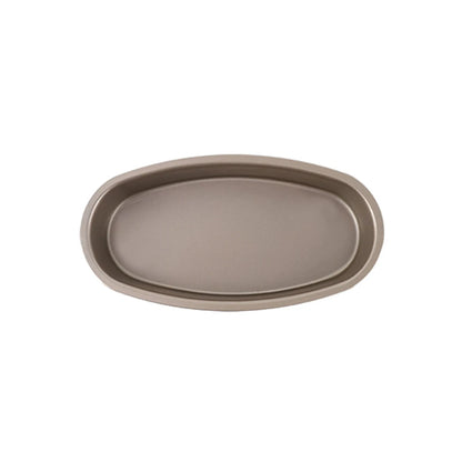 23Cm Oval Non-stick Pans Carbon Steel Cheesecake Bread Loaf Baking Mold Tin Tray Baking Tool Kitchen Accessories