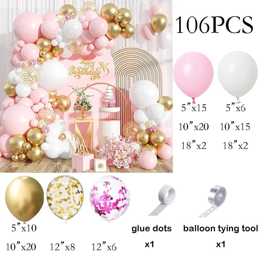 115pcs Baby Blue Balloons Garland Birthday Party Decor Balloon Arch Kit Skin Khaki Globos Baby Shower Gender Reveal Decoration