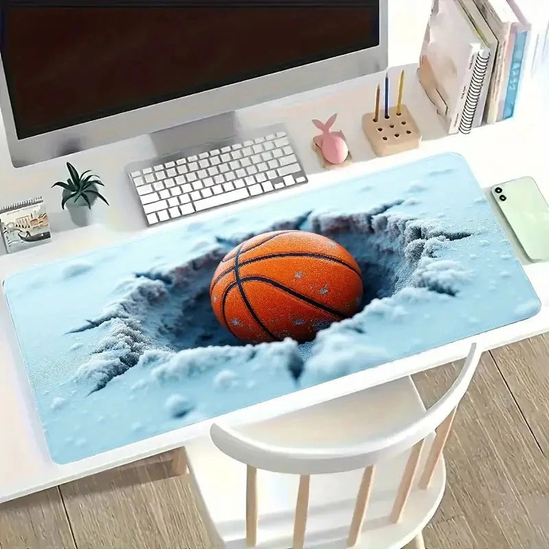 Basketball pattern Mouse Pad  Computer Office Game Table Mats XXL Rubber Anti-slip Gaming Keyboard Long Desk Pads playmat