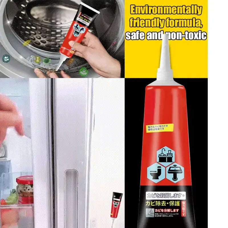 All-Purpose Mold and Mildew Remover Gel Effective Eco Mold Mildew Cleaner for Bathroom Washing Machine Refrigerator Strip rnIgYq