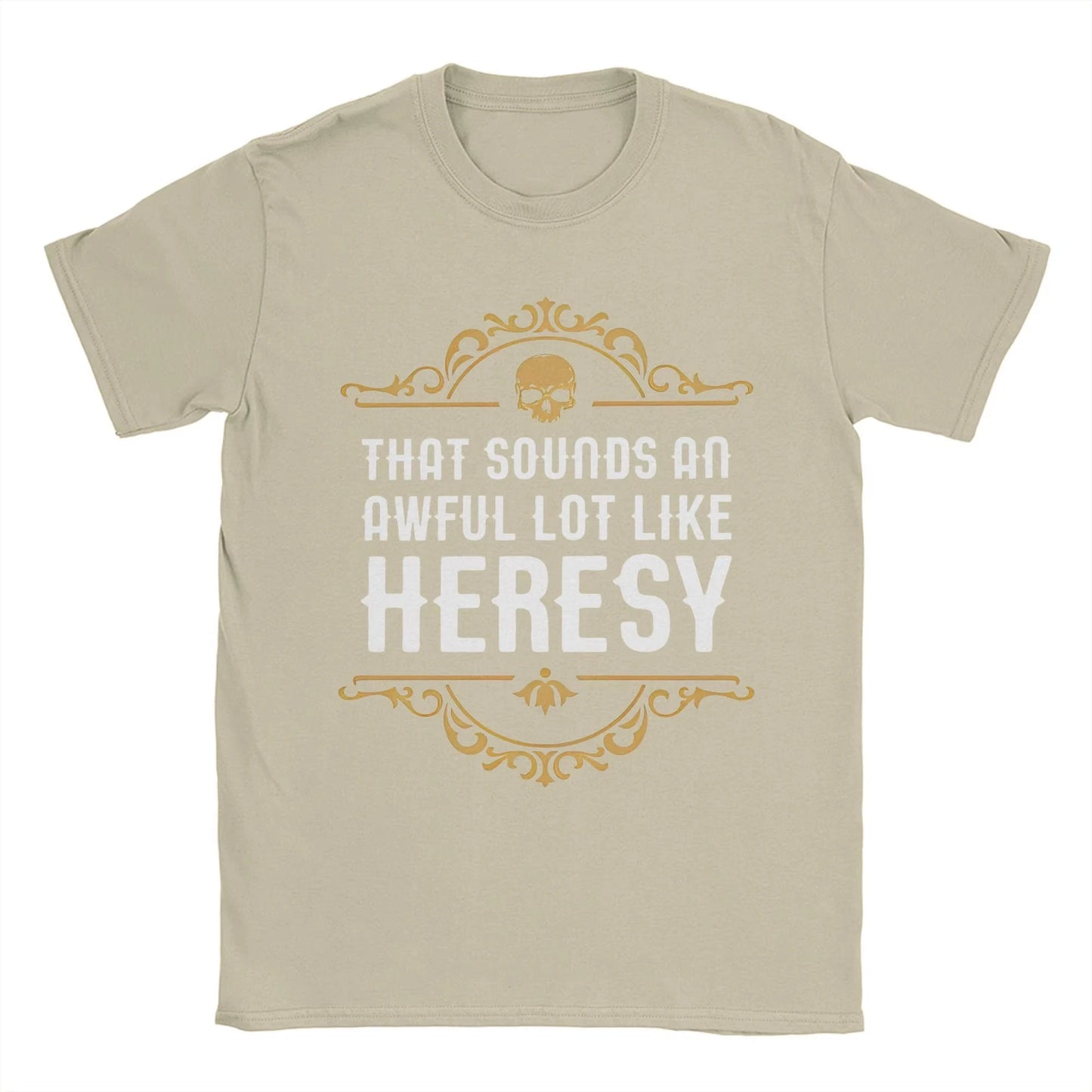 Vintage Heresy Funny Wargaming W-Warhammer 40k T-Shirts Women Round Neck Cotton T Shirts Short Sleeve Tees Gift Idea Clothing