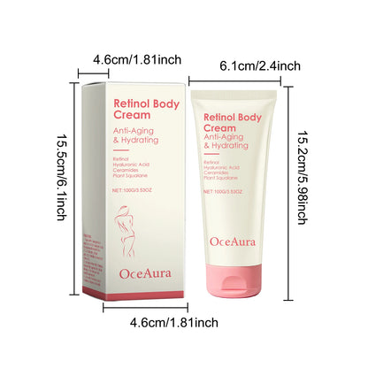 Retinol Firming Body Cream Anti-Wrinkle Tightening Improve Sagging Skin Remove Cellulite Nourish Lift Firming Moisturizing Cream