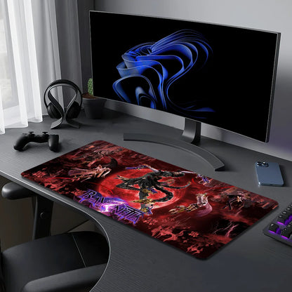 Game B-Bayonetta 3 S Mouse Pad Large Desk Mat Keyboard Ergonomic Office Rubber Game PC Non-slip Anti-fray Home Custom Best Price
