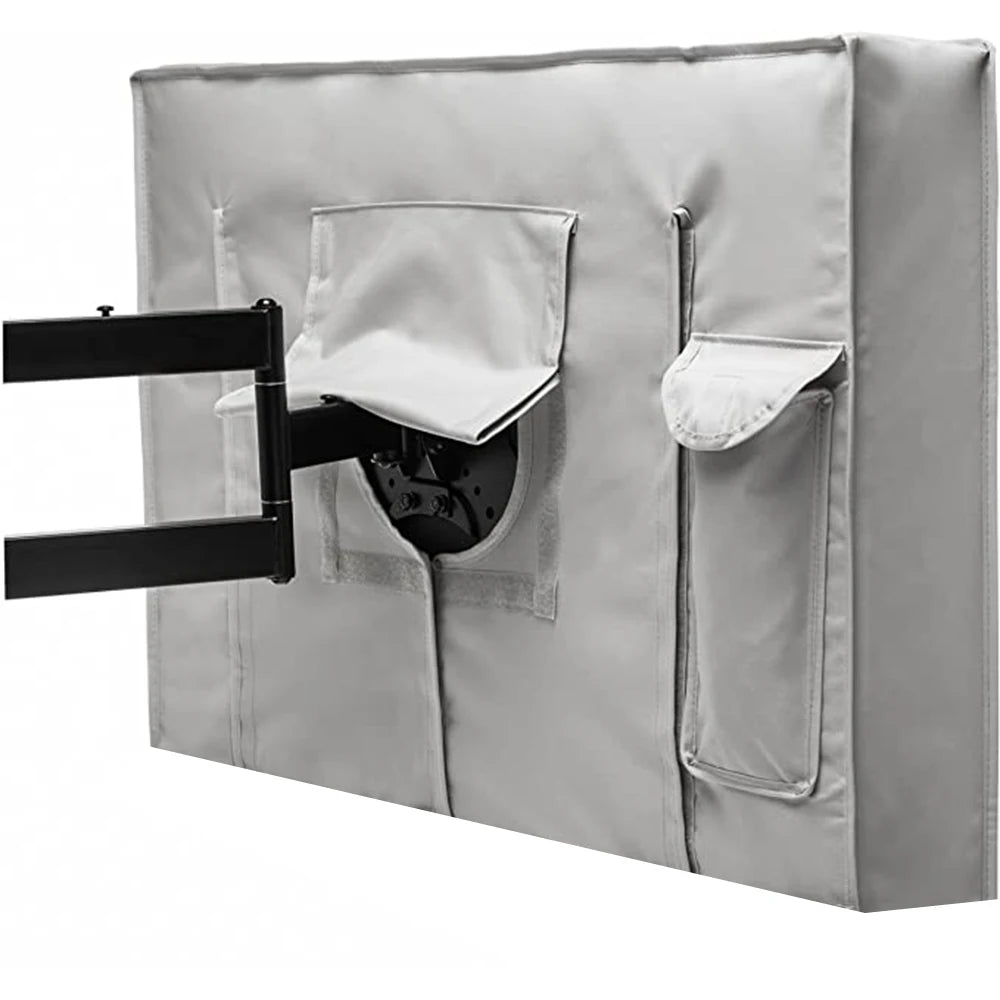 TV Weather and Dust proof Outdoor TV cover Beige 70 "75" 40 "46" 50 "55" 60 "65" Protective TV Screen Garden patio Outdoor TV