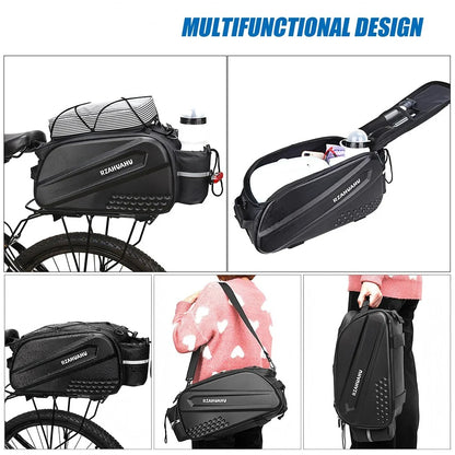 Bicycle Carrier Bag Large Capacity Bike Bags Foldable Rear Seat Bag Bike Rear Basket Waterproof Pannier Trunk Seat Saddle Bags