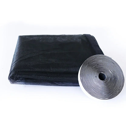 Mosquito Nets for Window,anti-mosquito window screens,Mesh Anti Insect Air Tulle Invisible Black Fiberglass Mosquitoes and Flies