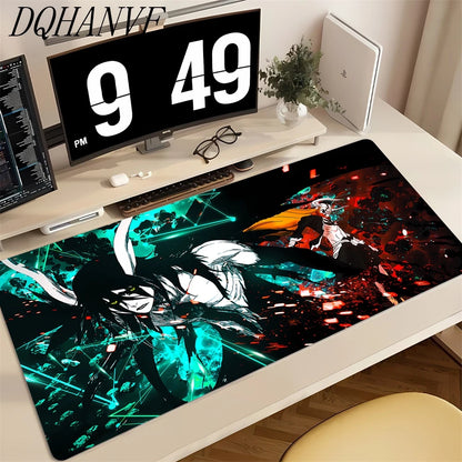 BLEACH Mouse Pad Desk Mat Large Natural Rubber Non-slip Anti-fray Anime  Mousepad With lock edge Keyboard Ergonomic Office Home