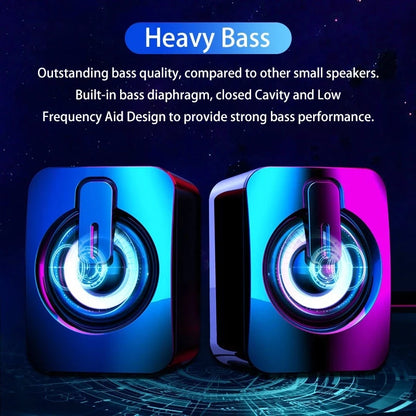 Computer Speaker For PC Laptop Desktop Notebook Caixa De Som Portable Sound Box Music Wired Mini Stereo Audio Column Acoustics