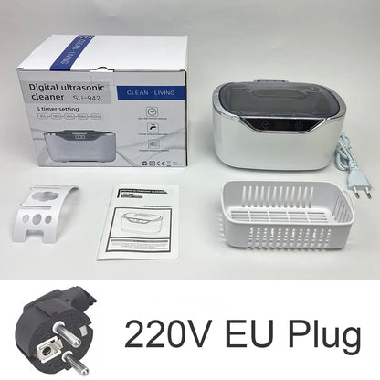 700ml Ultrasonic Cleaner Portable Washing Machine 50W Dishwasher Lave-Dishes Ultrasound Bath Sonic for 220V EU Plug