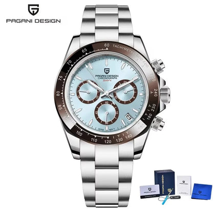 2026 New PAGANI Design Top Brand Men's Sports Quartz Watches Sapphire Stainless Steel Waterproof Chronograph Luxury Reloj Hombre