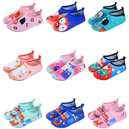 Children Outdoor Water Shoes Barefoot Quick-Dry Aqua Yoga Socks Boys Girls Animal Soft Diving Wading Shoes Beach Swimming Shoes