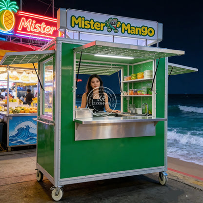 Food Truck for Sale Europe Mobile Food Kiosk Catering Trailer Fast Food Truck Coffee Stall Concession Food Trailer for Sale